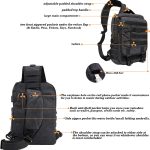 Nicgid Sling Bags Chest Shoulder Backpacks, 13.3'' 14.1'' Laptop Backpack Crossbody Messenger Bag Travel Outdoor Men Women - Image 4